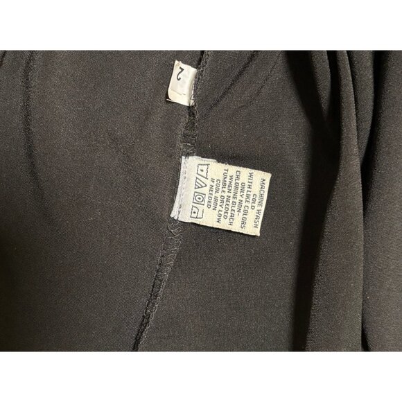 Ivy Road Size M Black Knee Length Shift Dress with Bell Sleeves - Picture 7 of 8